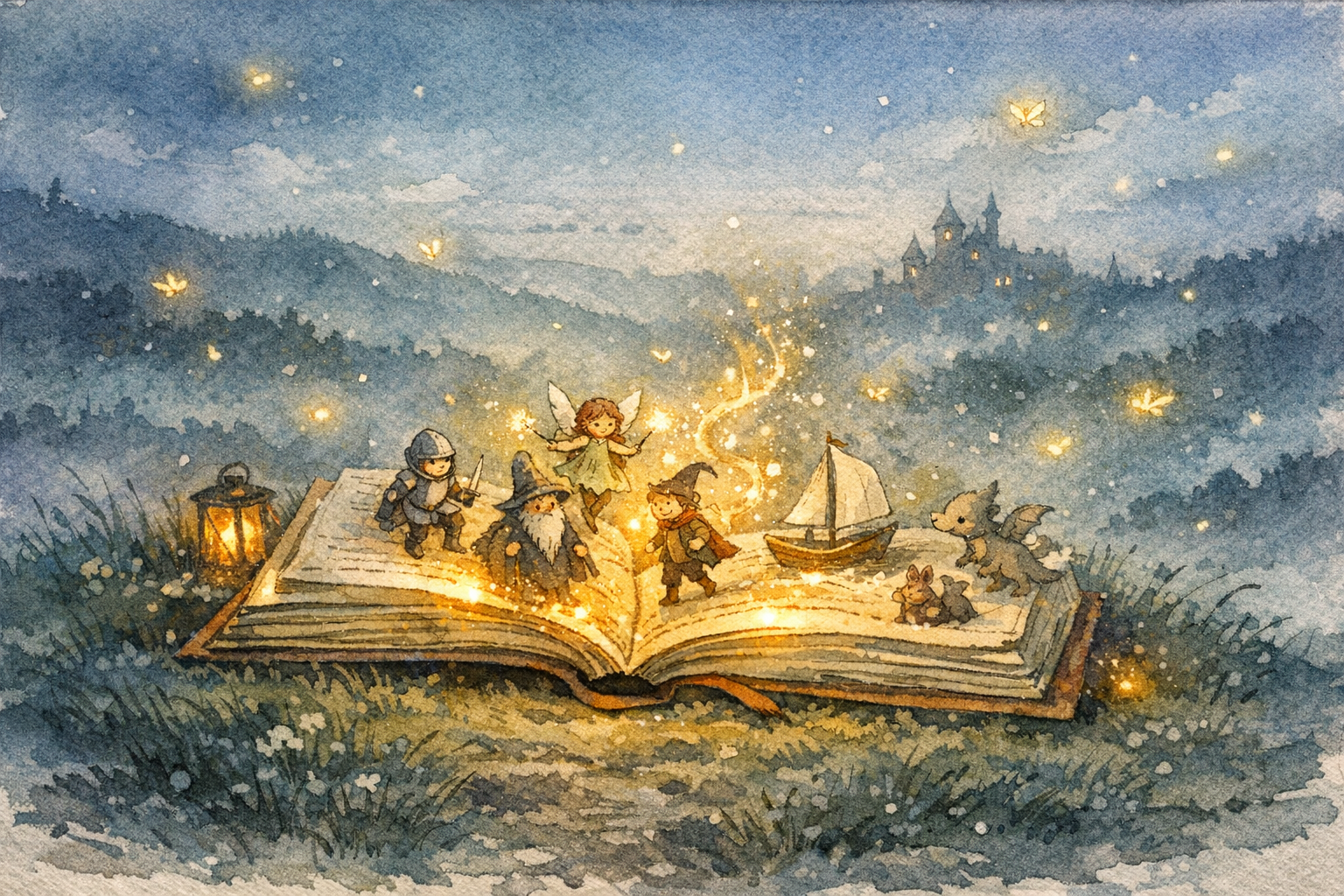 A magical storybook coming to life