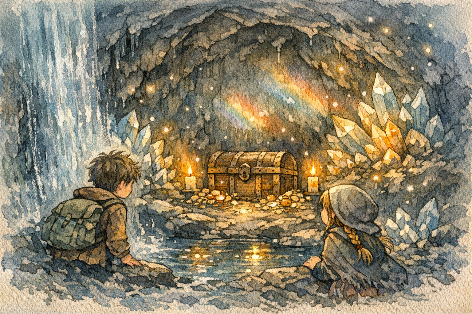 Hidden crystal grotto